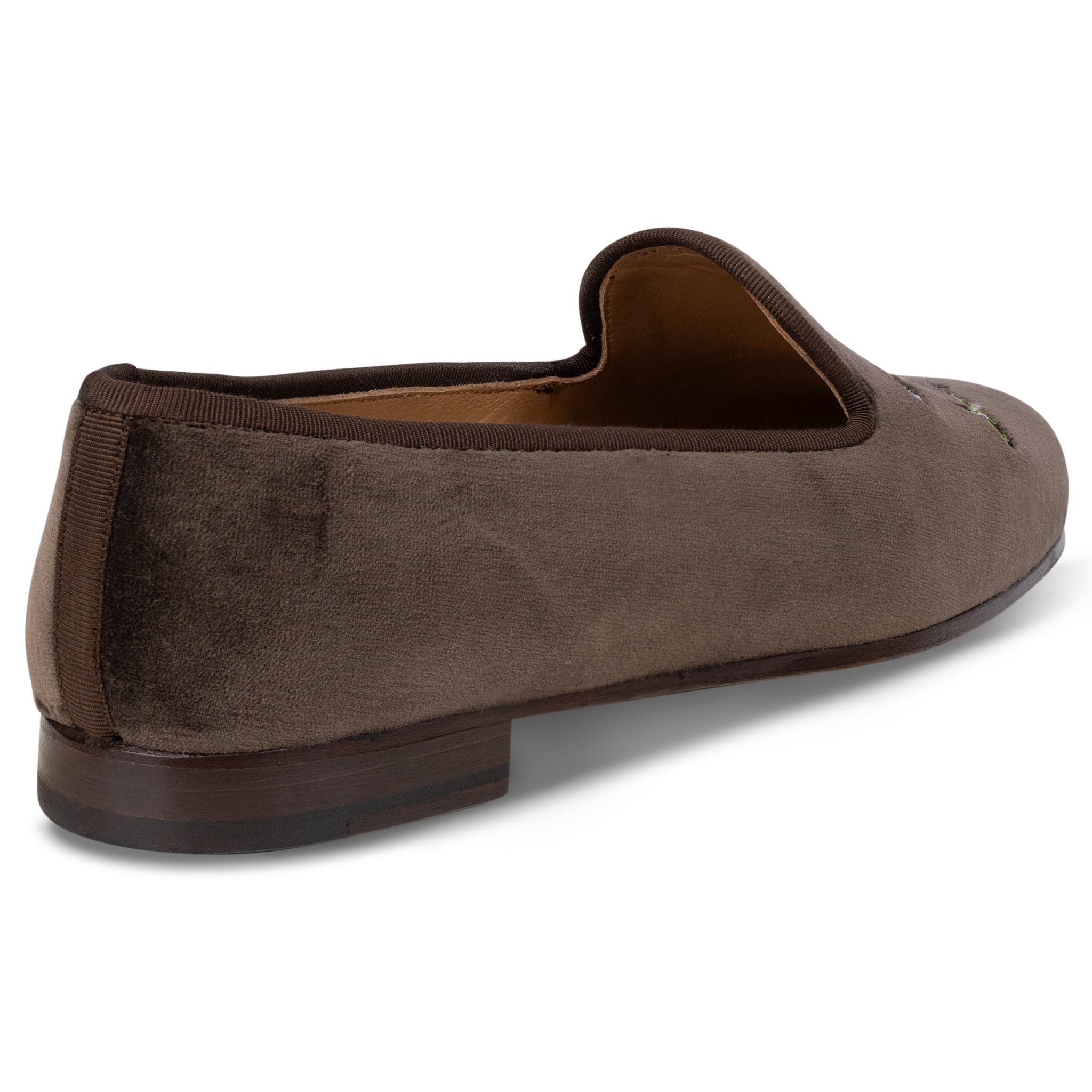 Justify Espresso Velvet Slipper (Men)