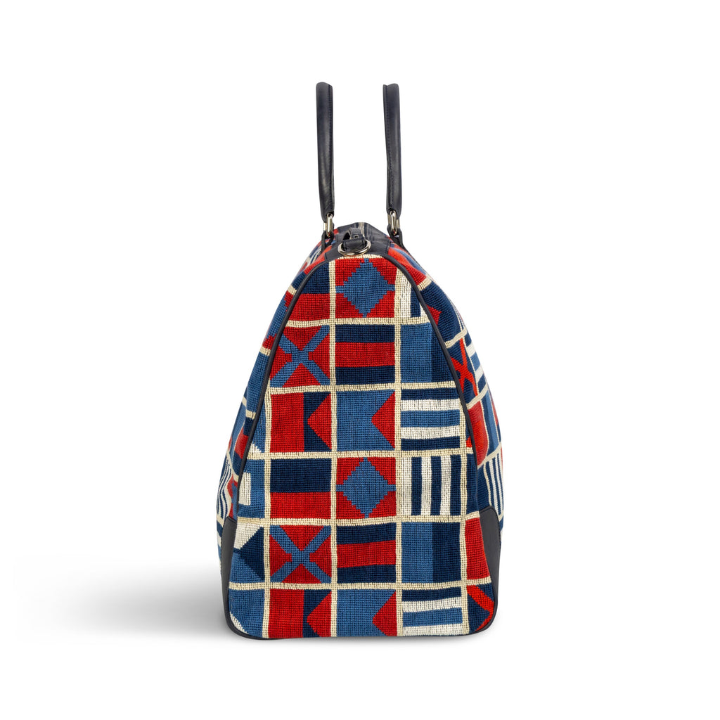 Our Burgee Americana Weekender item is photographed here against a white background.