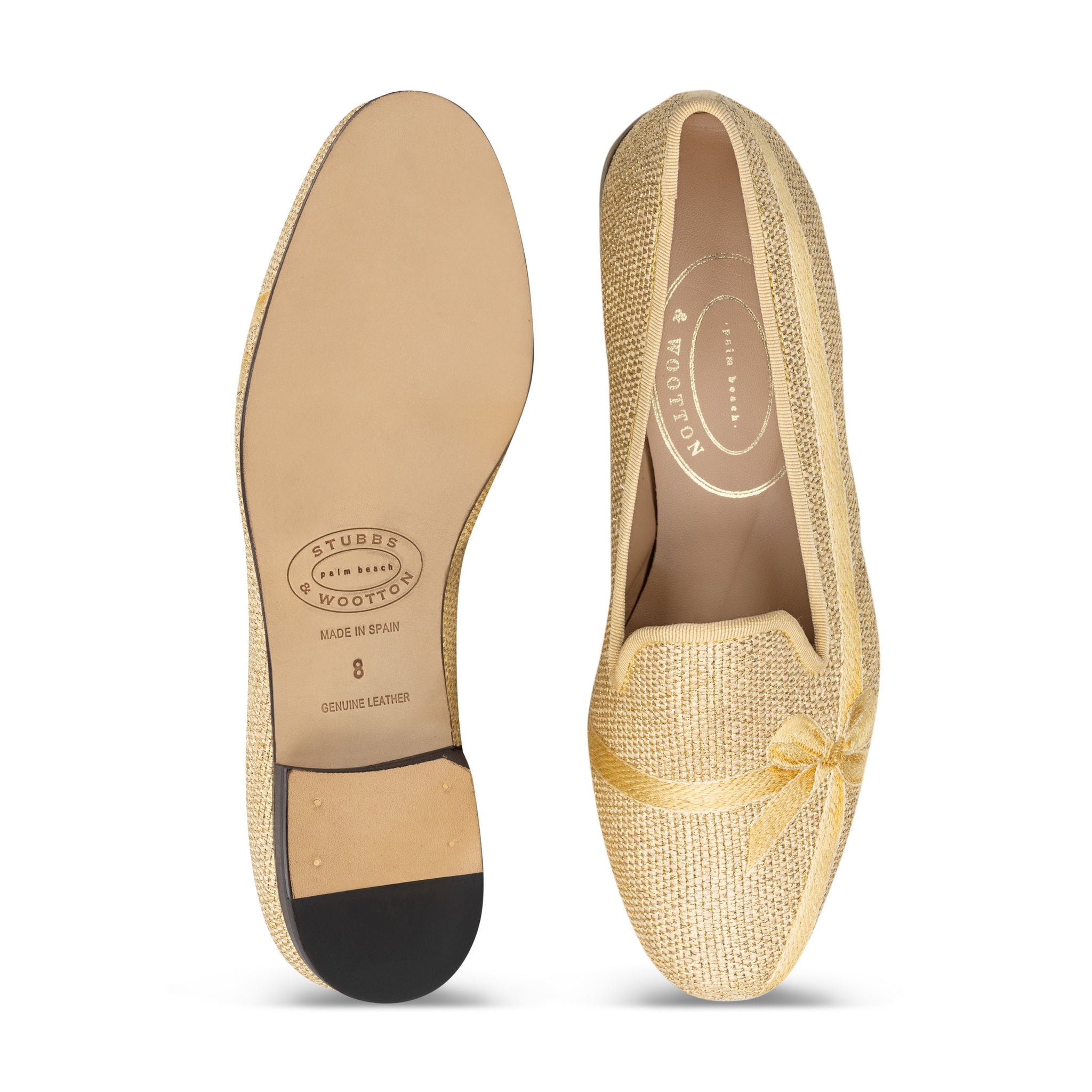 美品STUBBS & WOOTTON RIGHT LEFT 美品STUBBS & WOOTTON RIGHT LEFT Genuine Handmade Slippers for Men