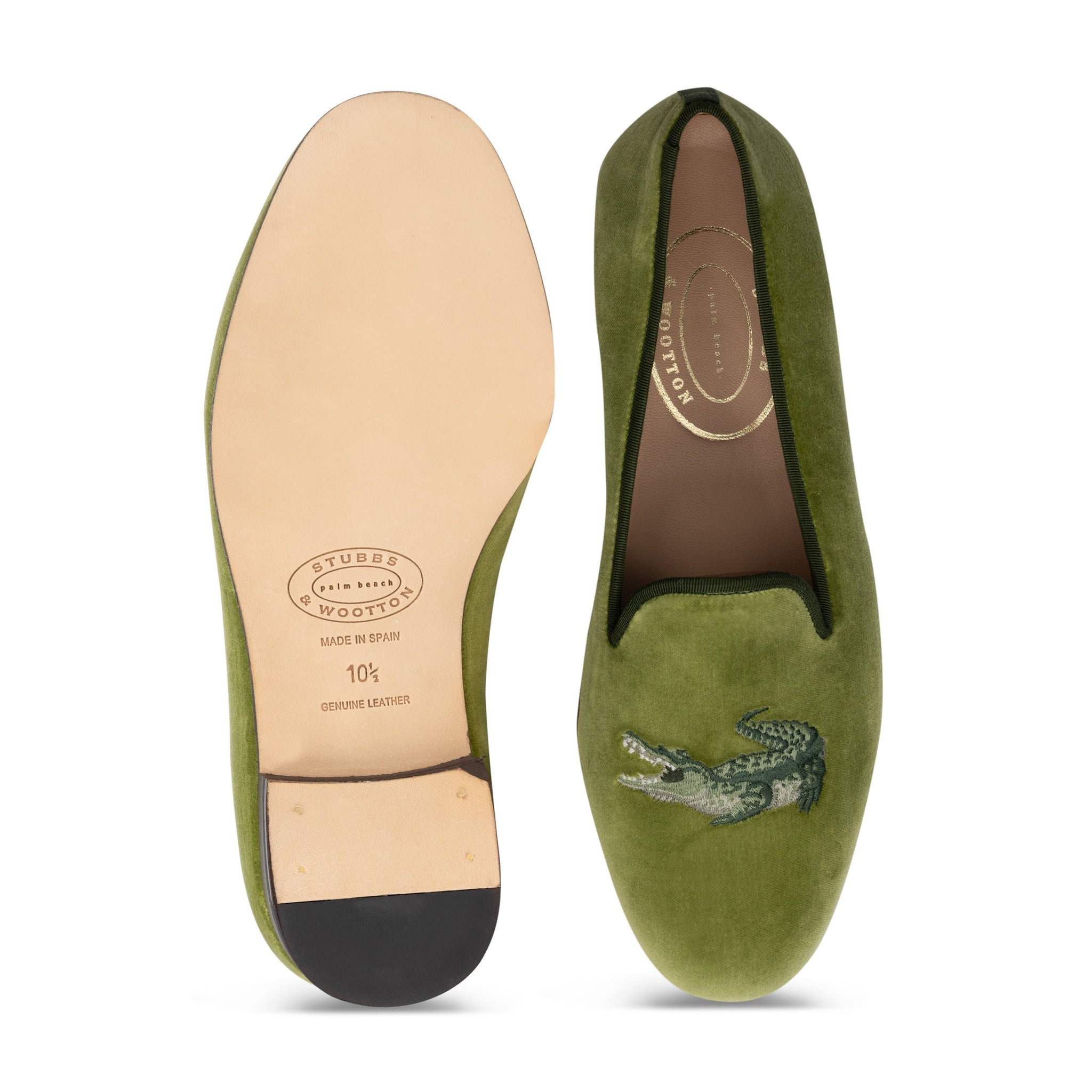 Stubbs & Wootton Men\'s Tartan Loafers - Navy and Forest Green Winter for Him main image 4