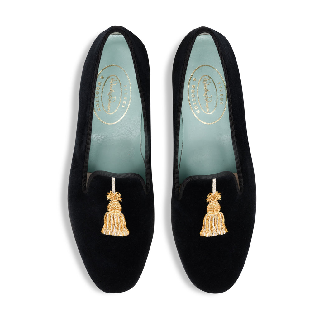 Stubbs & Wootton Tassel Noir (Women) Black / Women / 6