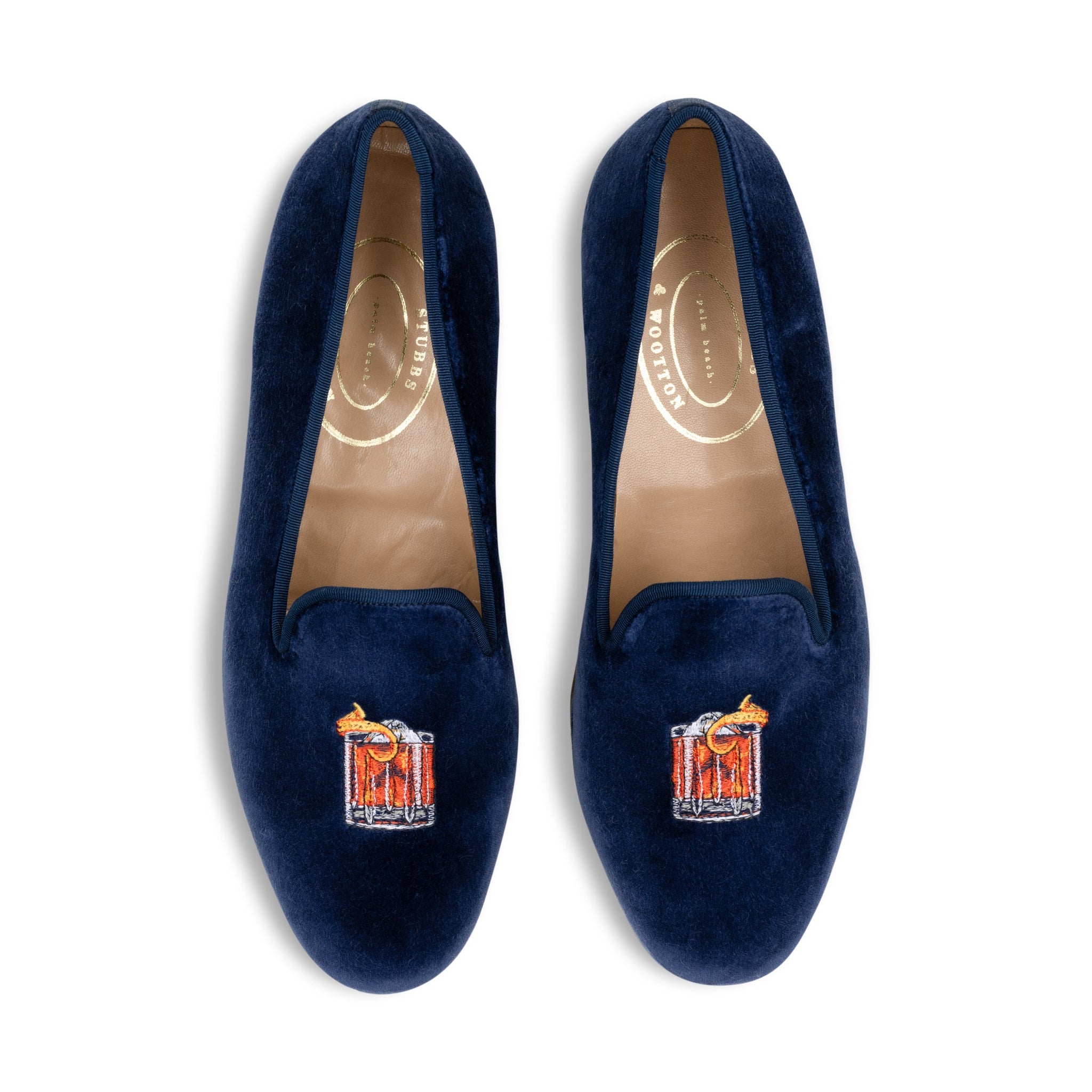 Genuine handmade Stubbs & Wootton slippers (Negroni) Genuine Handmade Slippers for Men Women and Child | Stubbs  main image 3