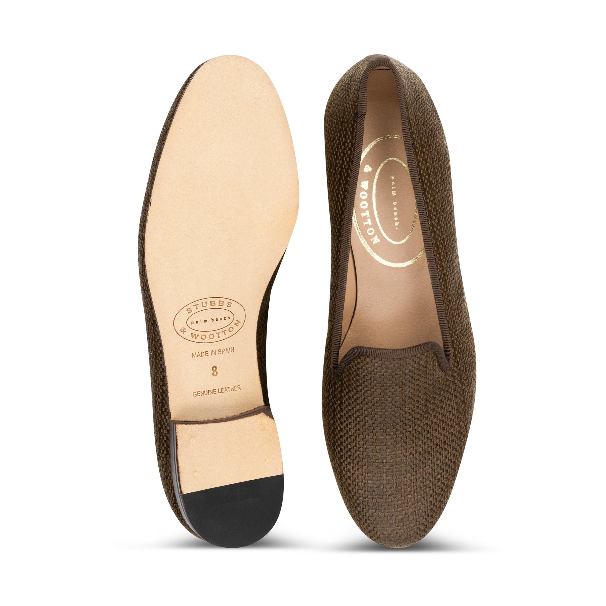 Stubbs & Wootton ベージュ ローファー Genuine Handmade Slippers for Men Women and Child | Stubbs and Wootton