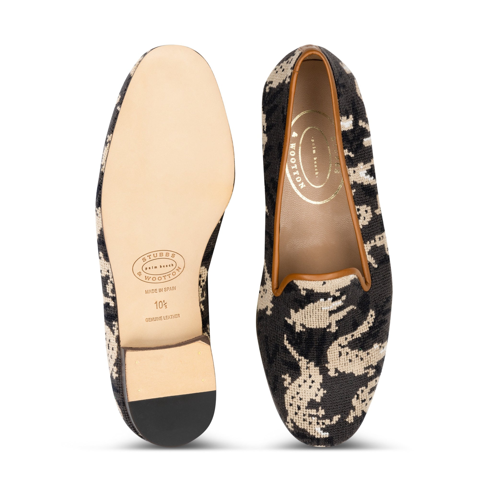 Wetlands Gray Needlepoint Slipper (Women)