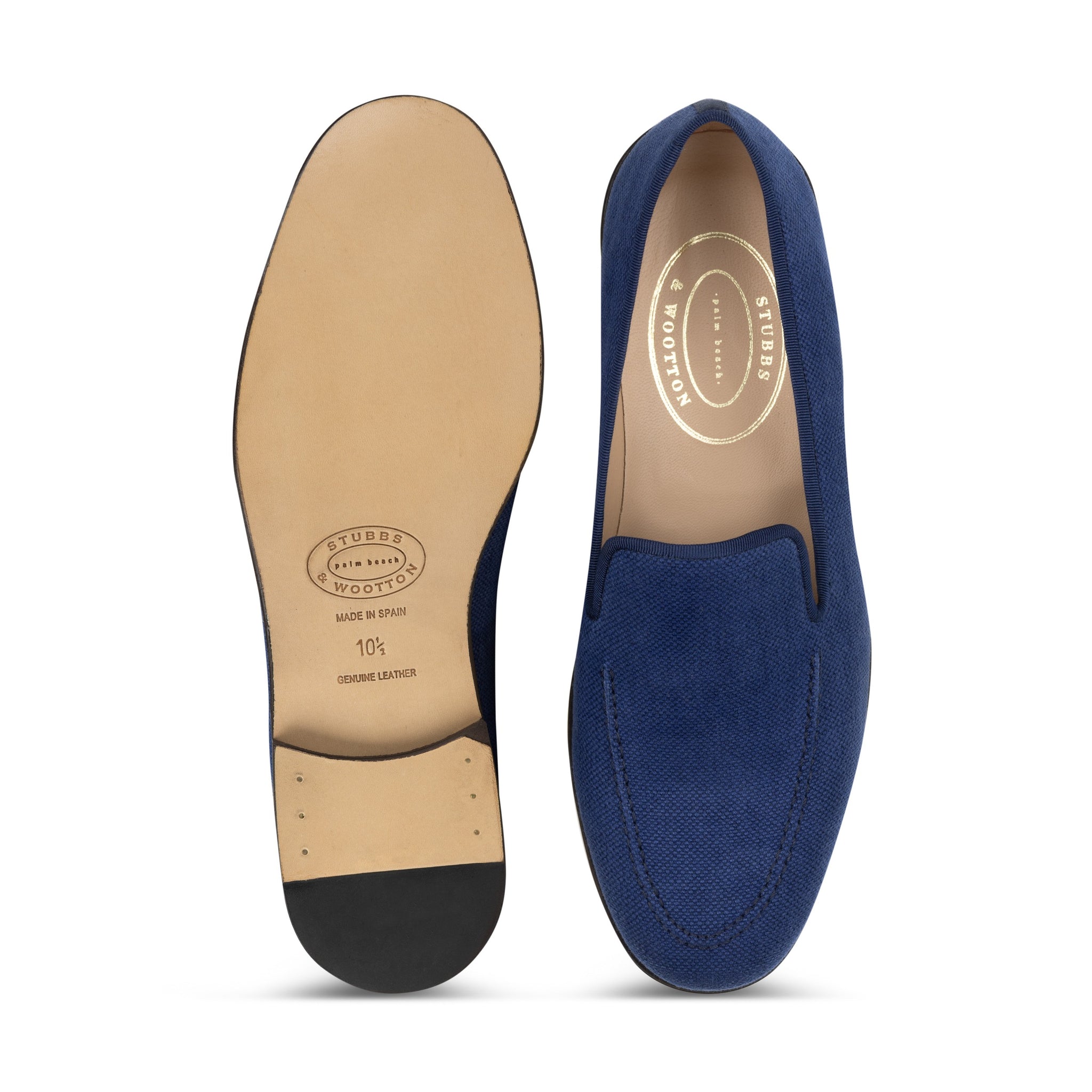 Stubbs & Wooten Venetian Navy Suede Loafers The Sovereign Rugby Venetian Loafer for Fall / Winter  main image 3