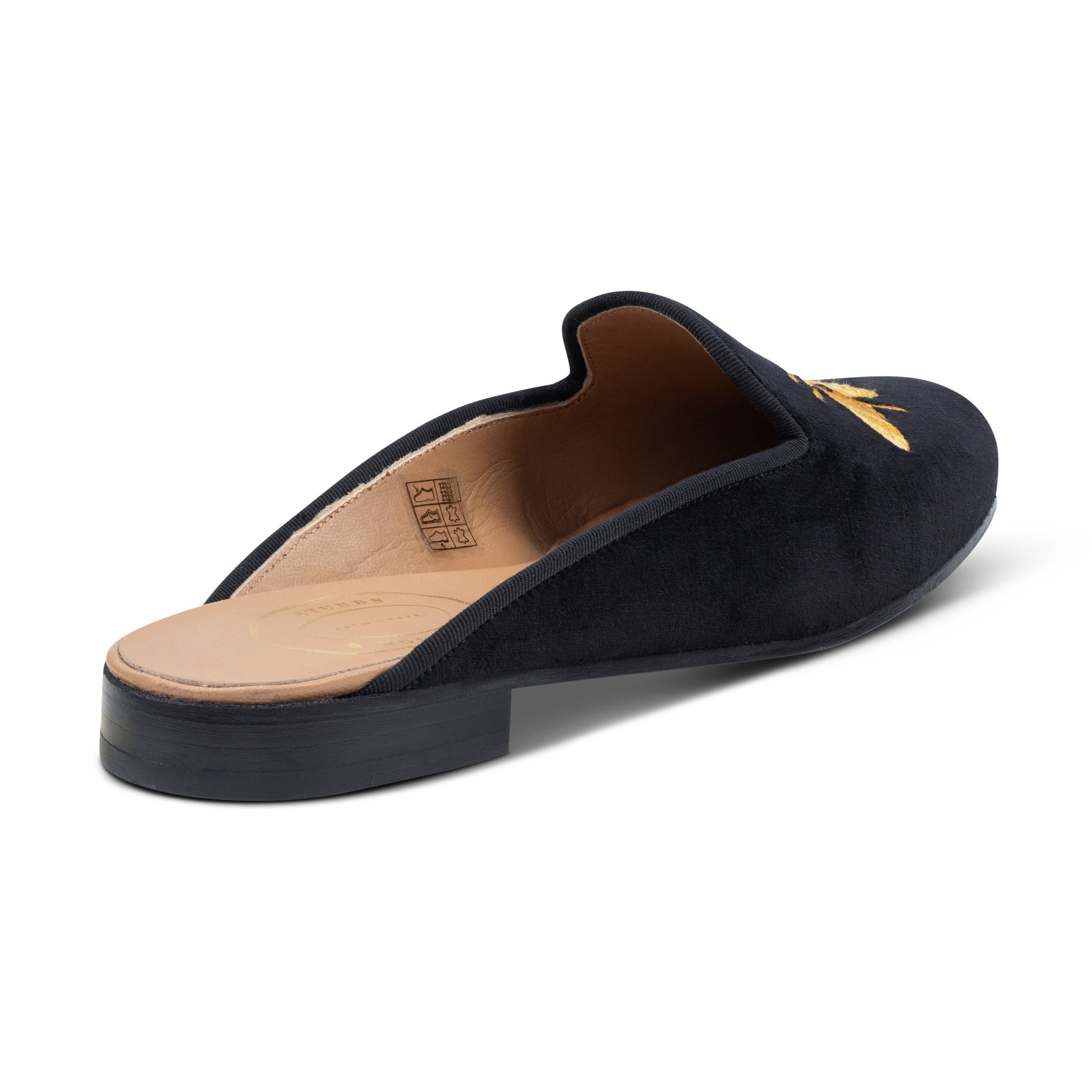 Bee Noir Velvet Mule (Women)