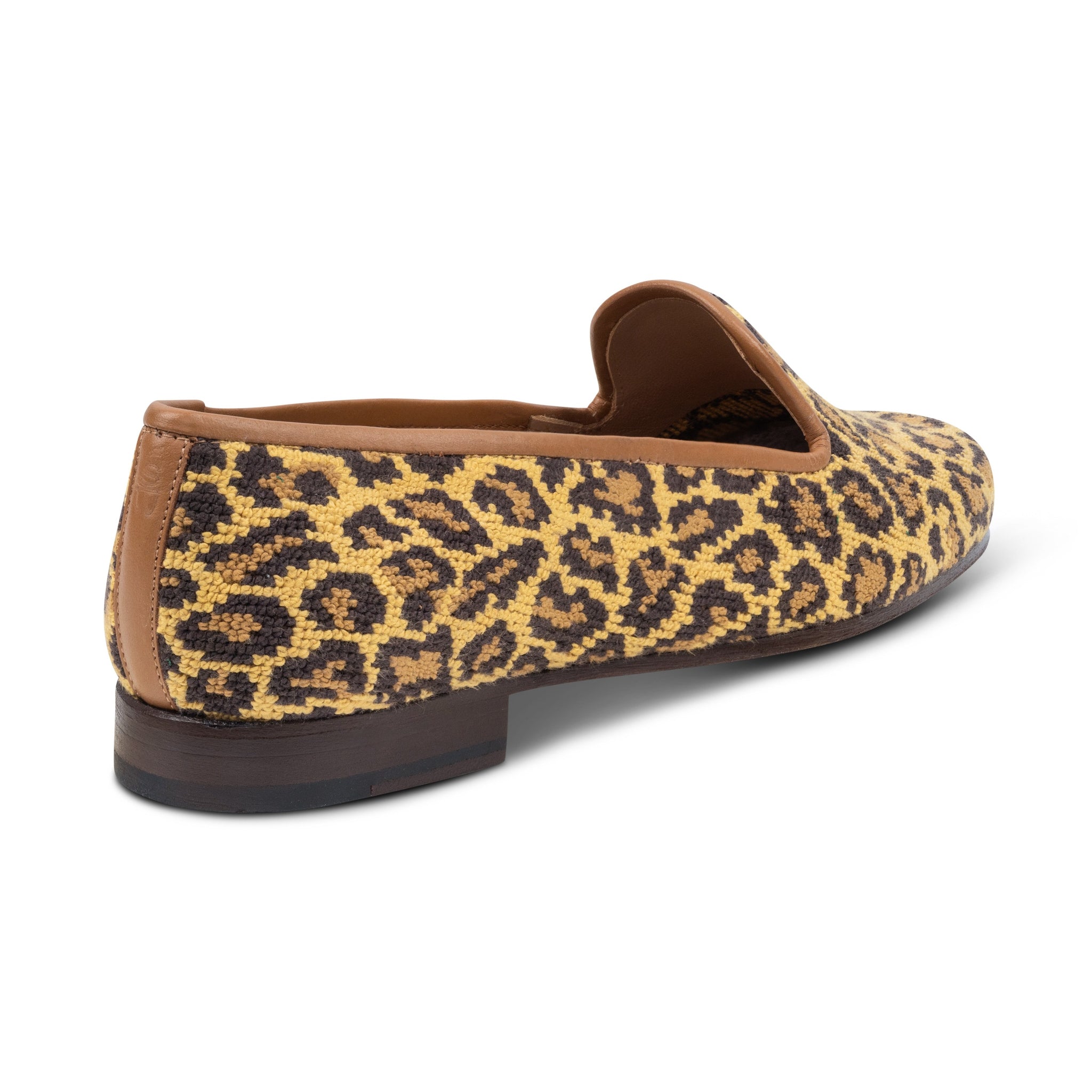 Stubbs & Wooton Lichen Leopard loafer MSRP $350 Genuine Handmade Slippers for Men Women and Child | Stubbs  main image 3