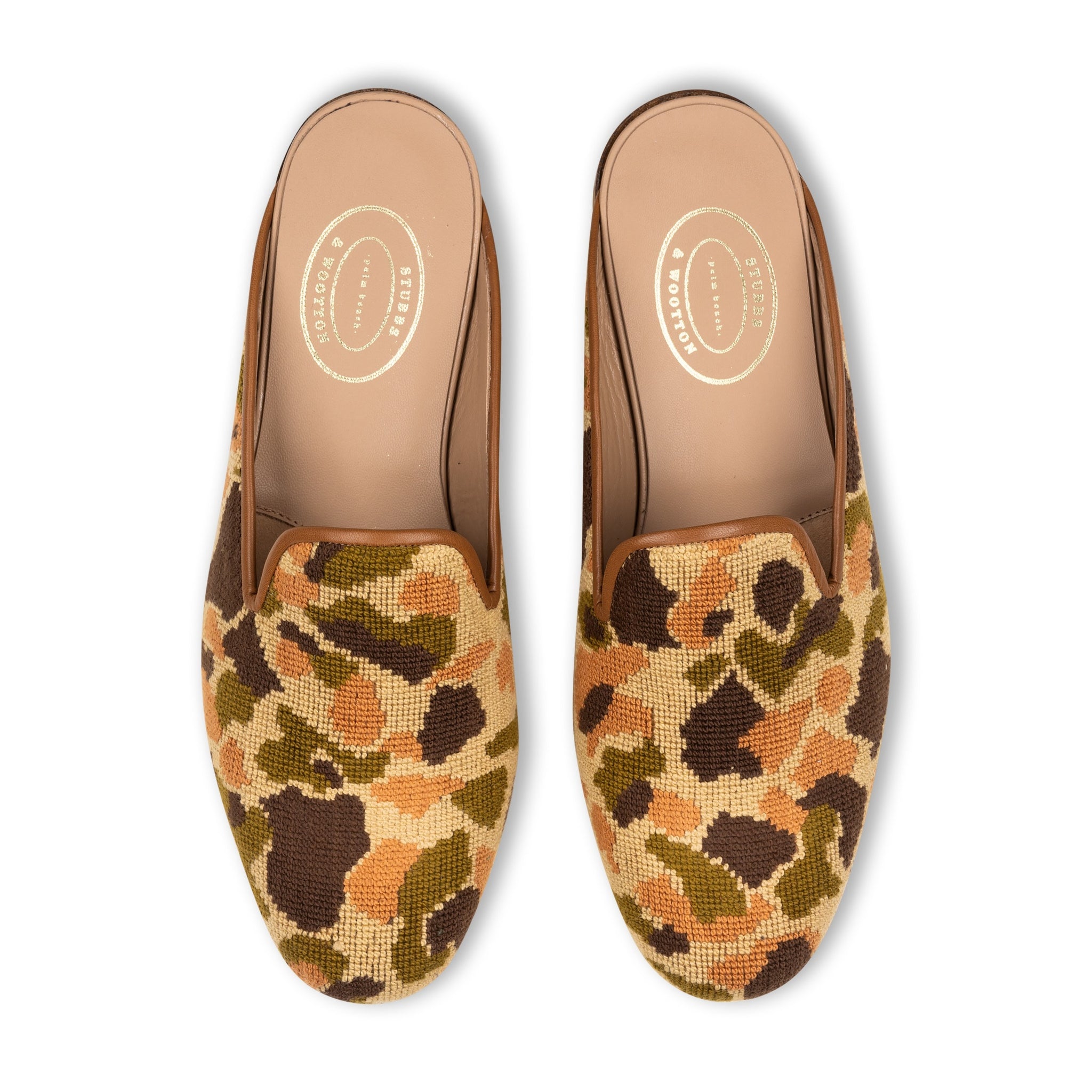 Stubbs & Wootton ベージュ ローファー Genuine Handmade Slippers for Men Women and Child | Stubbs and Wootton