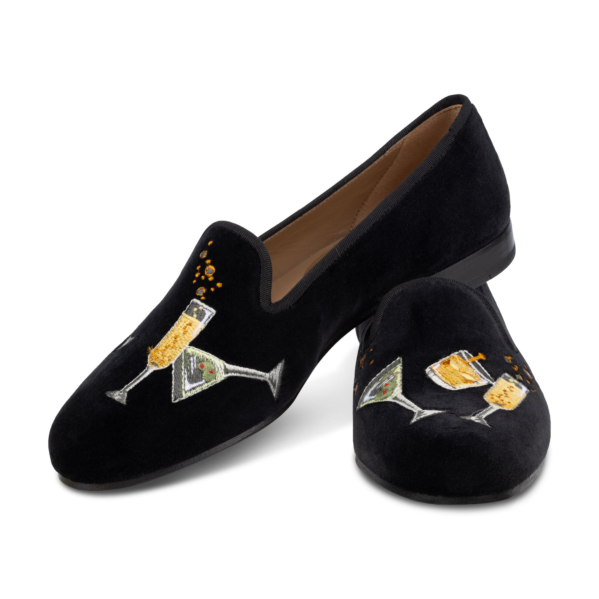 Celebrate Black Velvet Slipper (Women)