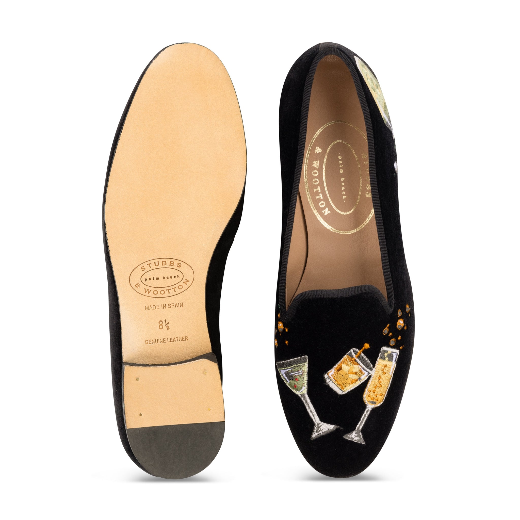 Celebrate Black Velvet Slipper (Women)