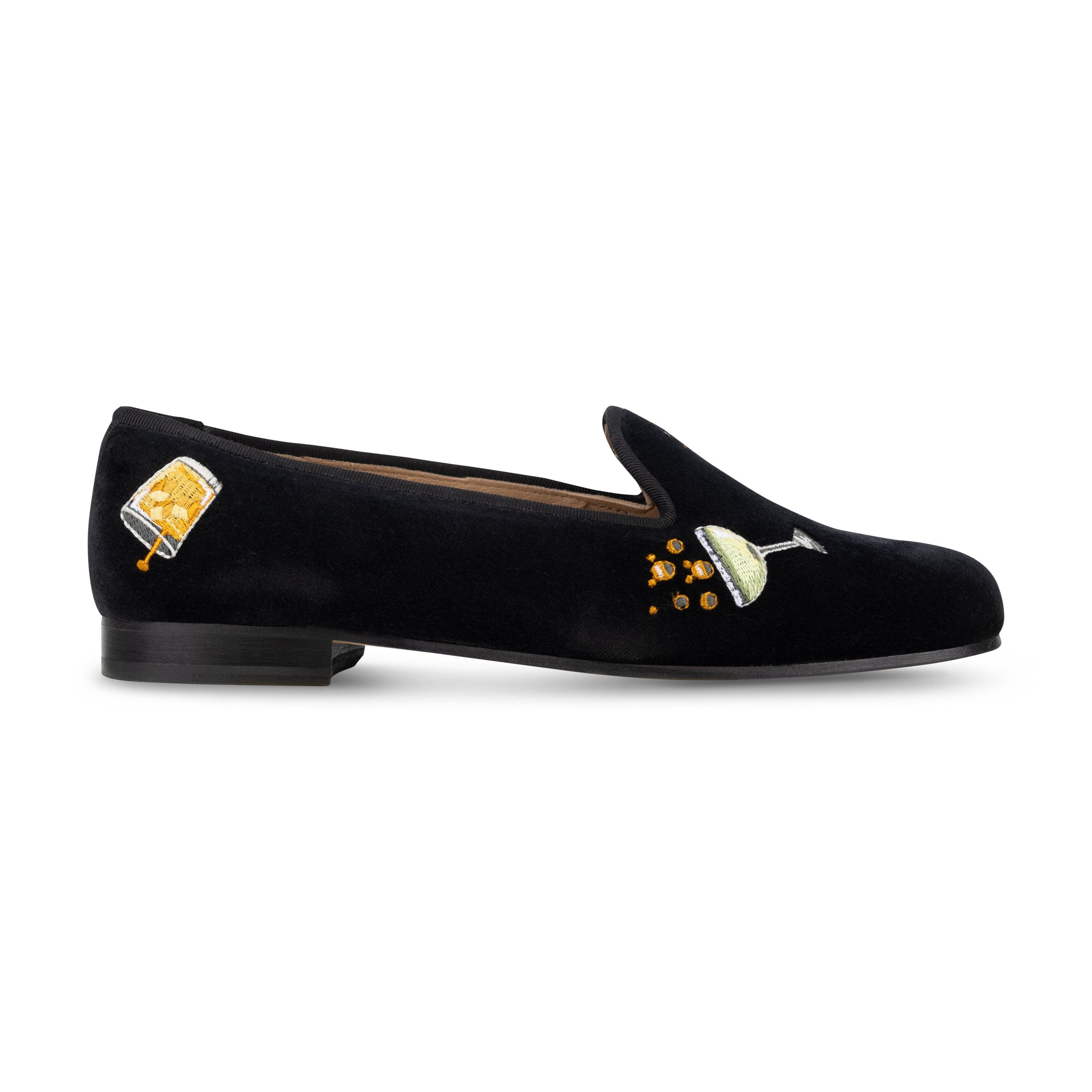 Celebrate Black Velvet Slipper (Women)