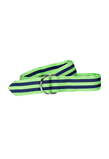 Our Ribbon Belt Lime item is photographed here against a white background.