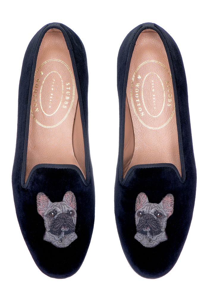 Our French Bulldog Grey (Women) item is photographed here against a white background.