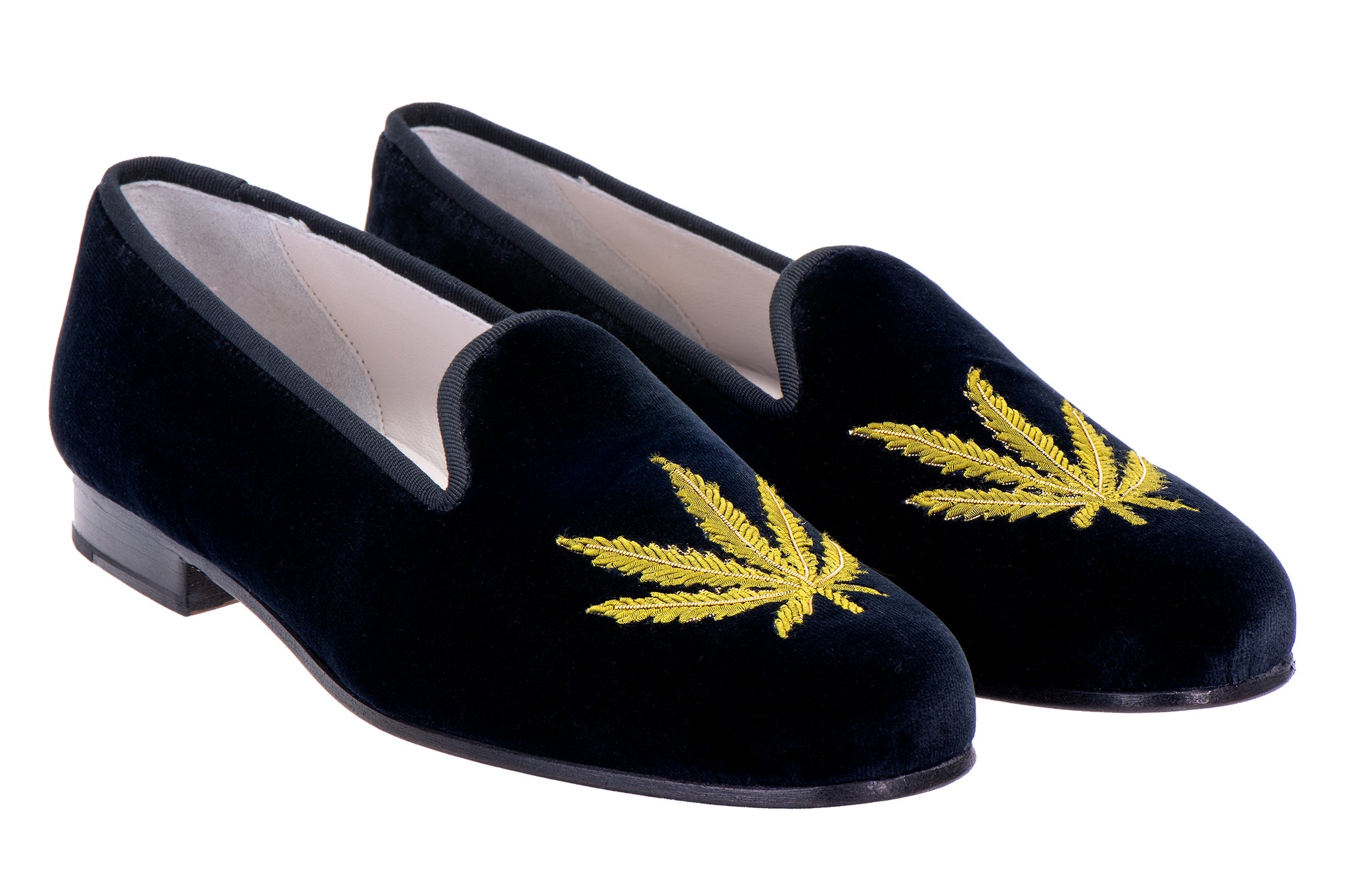 YRU Men’s Size 7 Mary Jane Embroidered Weed Loafers NEW With Box Womens Mary Jane Weejuns® main image 3
