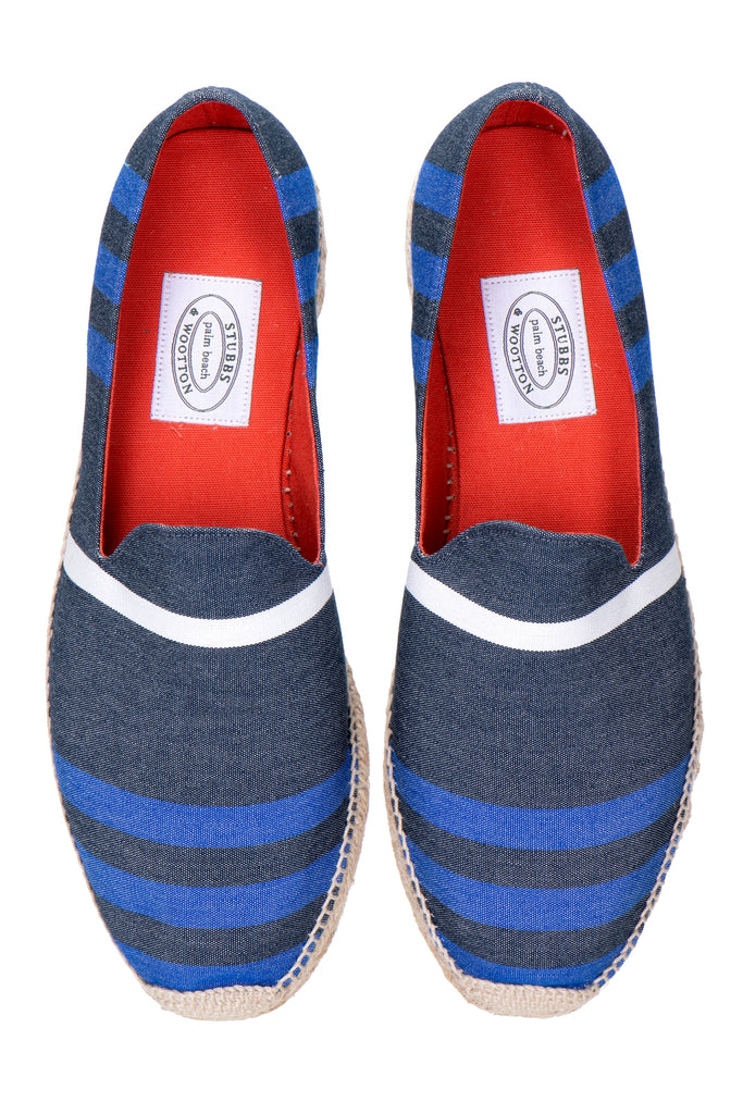 Our Striped item is photographed here against a white background.
