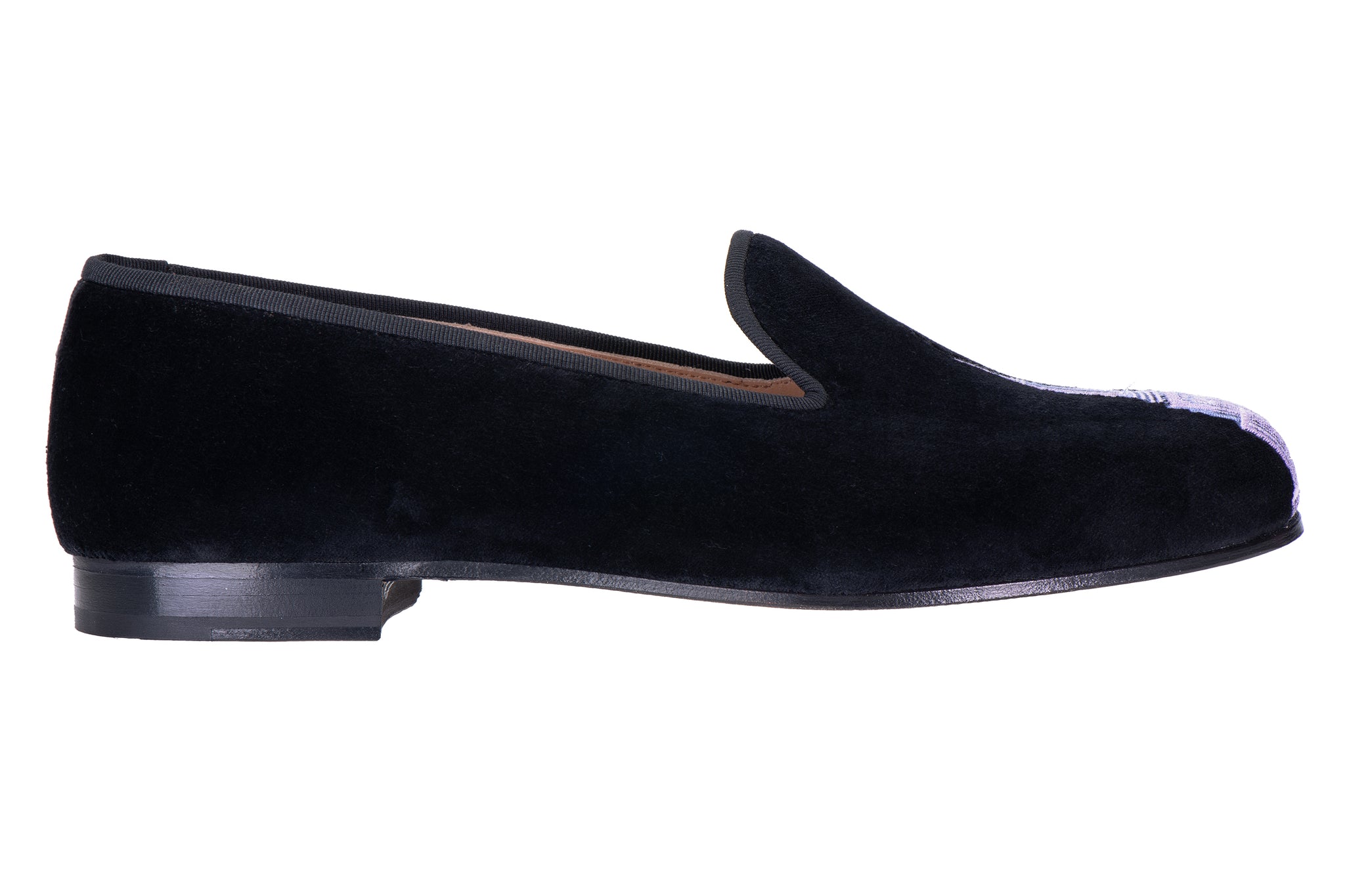 Sutoris Black Velvet Shoe - NWT JETSET SUEDE BLACK - VANESSA NOEL main image 4