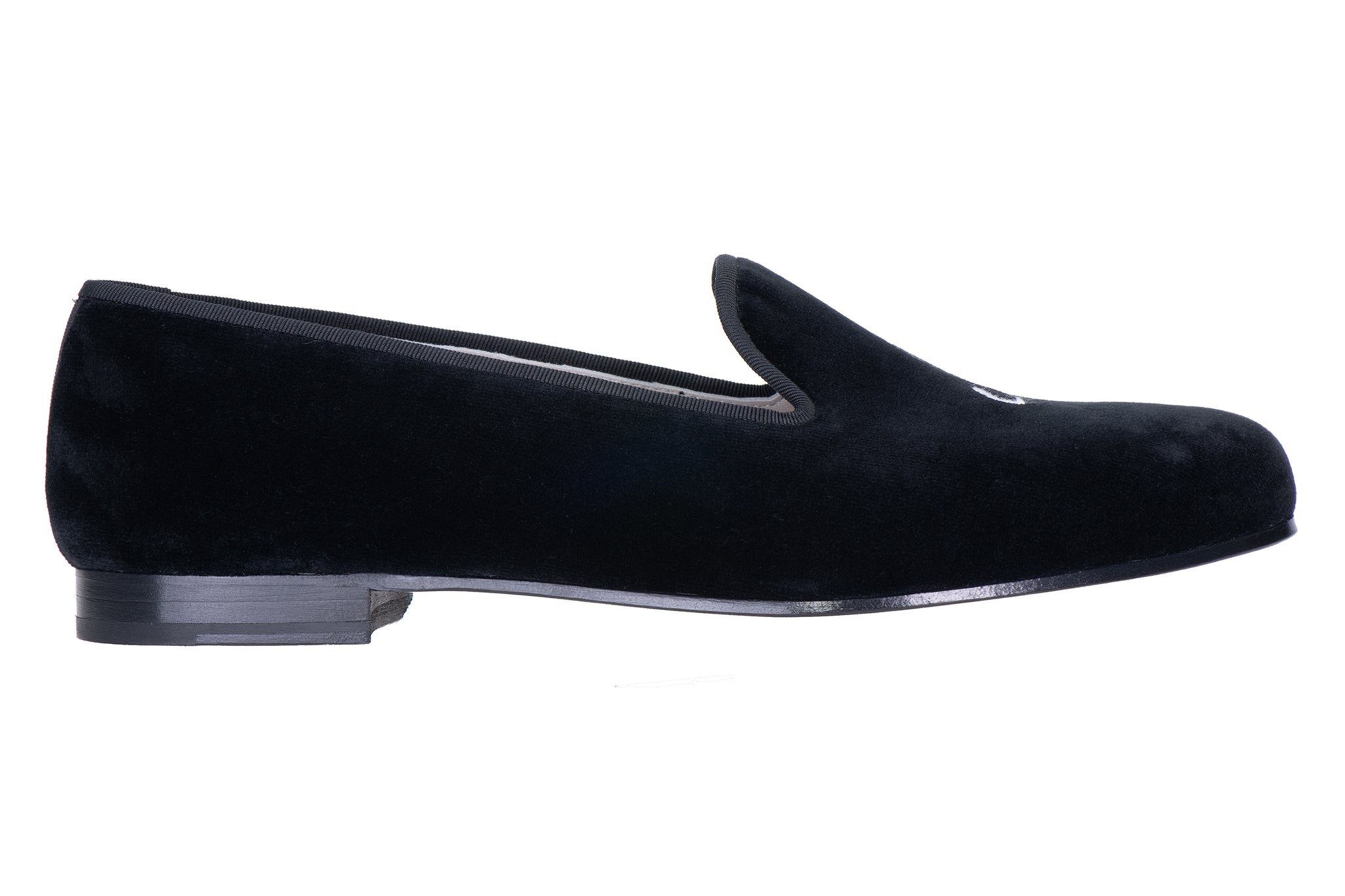 Men’s Stubbs & Wootton size 9 “I DO” loafers Stubbs & Wootton Classic Velvet Loafer Slip On Skull  main image 2