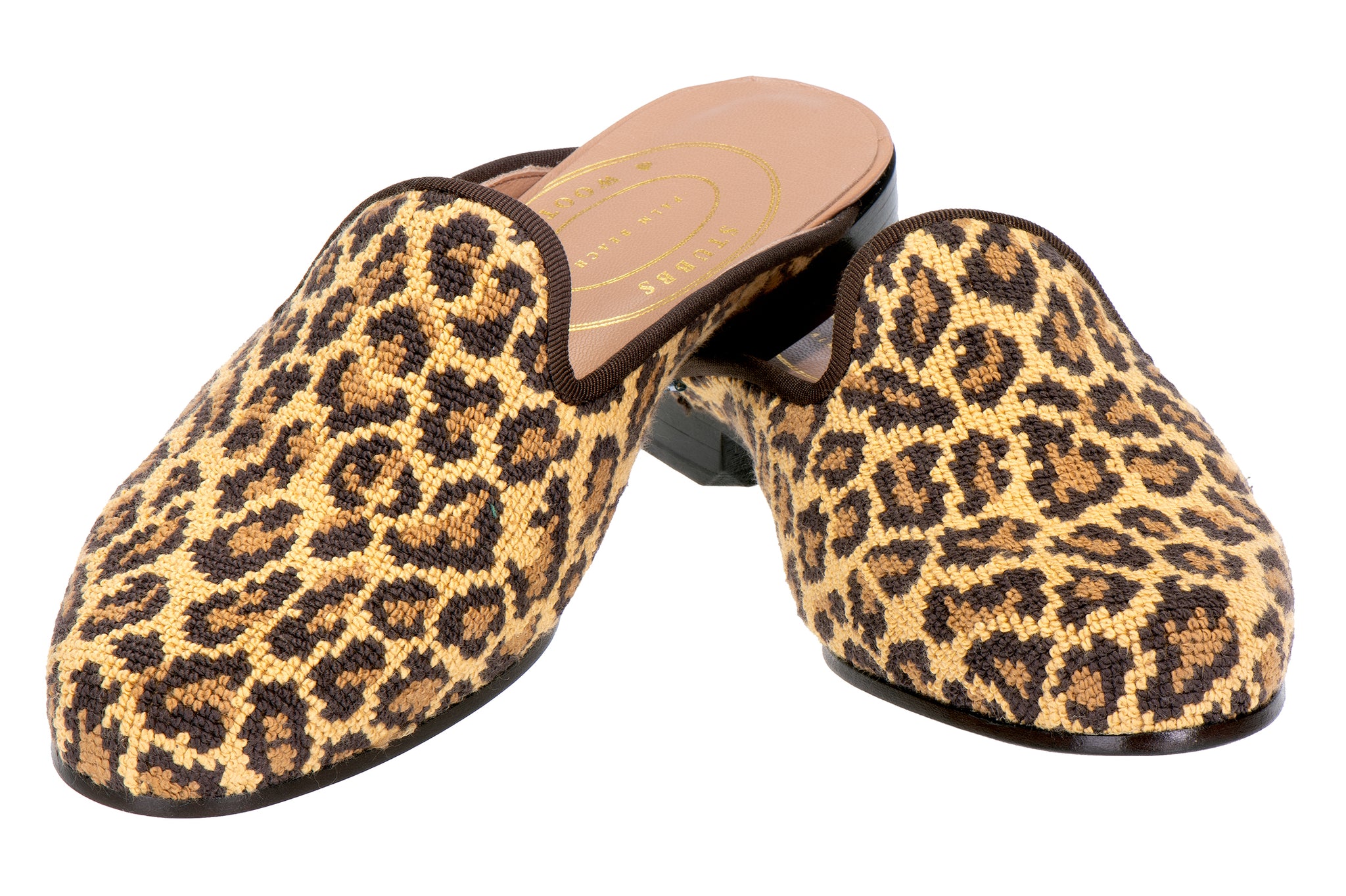 Jane Leopard Needlepoint Mule (Women)