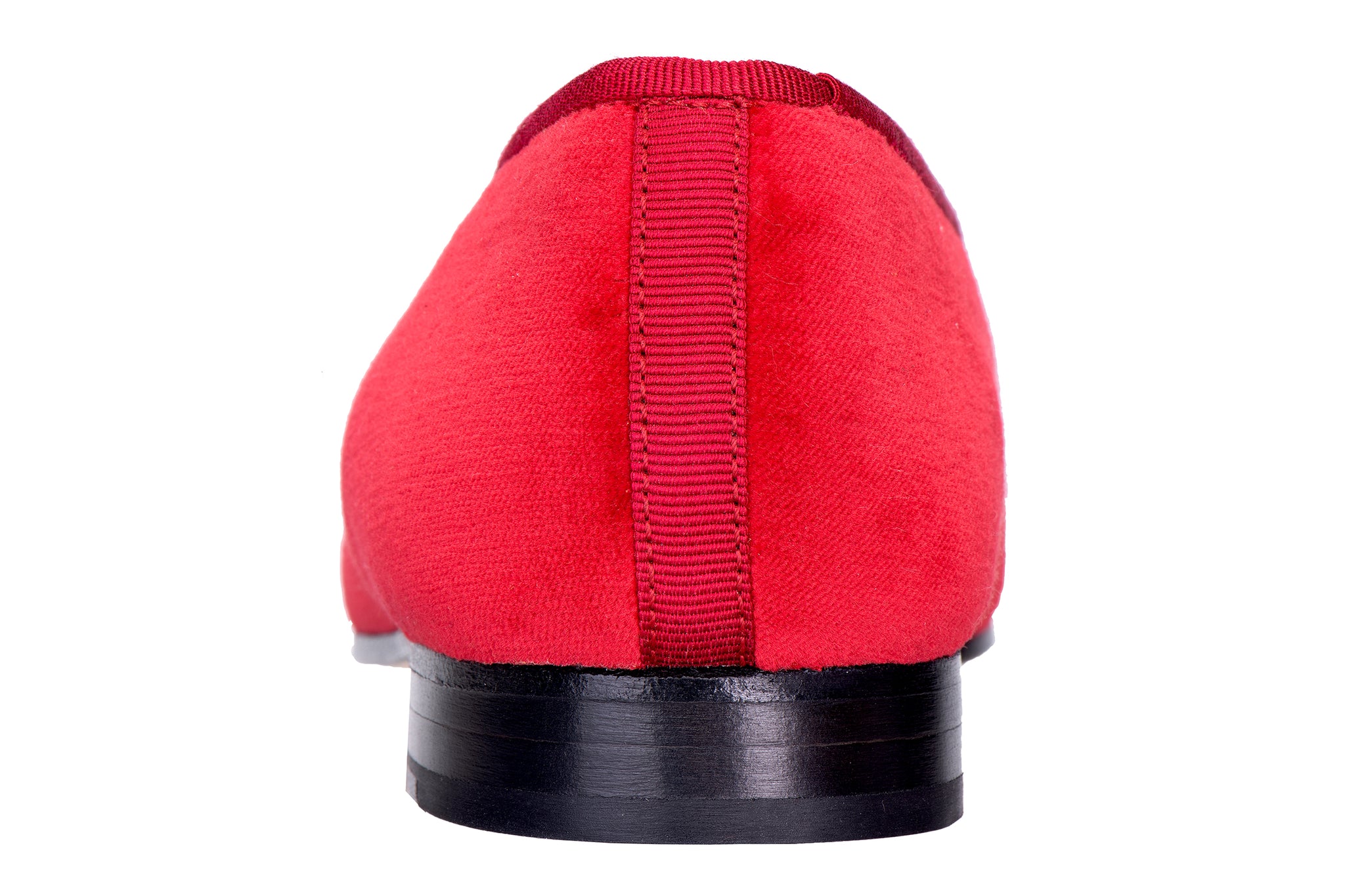 Zebras Red Velvet Slipper (Women)